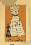 1950s Vintage Anne Adams Sewing Pattern 4698 Uncut Misses House Dress Size 12