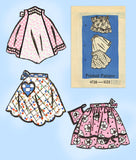 Anne Adams 4726: 1960s Misses Cockail Apron Set Sz MED Vintage Sewing Pattern - Vintage4me2
