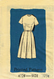 1960s Vintage Anne Adams Sewing Pattern 4728 Uncut Plus Size Dress 41B Vintage4me2