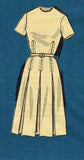 Anne Adams 4728: 1960s Vintage Sewing Pattern Complete  Plus Size Day Dress 41 Bust