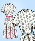 1960s Vintage Anne Adams Sewing Pattern 4728 Uncut Plus Size Dress 41B Vintage4me2