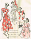 Anne Adams 4782: 1950s Misses Smock Sz 32 34 Bust Vintage Sewing Pattern - Vintage4me2