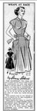 Anne Adams 4787: 1950s Misses Street Dress Size 34 Bust Vintage Sewing Pattern - Vintage4me2