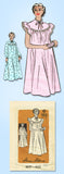 1950s Vintage Anne Adams Sewing Pattern 4807 Uncut Plus Size Nightgown 40 Bust