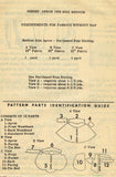 1950s Vintage Anne Adams Sewing Pattern 4859 Misses Cocktail Apron Set Sz Medium