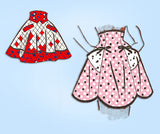 1950s Vintage Anne Adams Sewing Pattern 4859 Misses Cocktail Apron Set Sz Medium - Vintage4me2