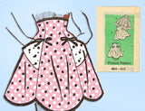 1950s Vintage Anne Adams Sewing Pattern 4859 Misses Cocktail Apron Set Sz Medium - Vintage4me2