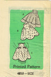 1950s Vintage Anne Adams Sewing Pattern 4859 Misses Cocktail Apron Set Sz Medium - Vintage4me2