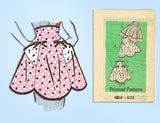 1950s Vintage Anne Adams Sewing Pattern 4859 Misses Cocktail Apron Set Sz Medium - Vintage4me2