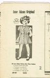 1940s Vintage Anne Adams Sewing Pattern 4949 Toddler Girls Jumper Dress Size 2 - Vintage4me2