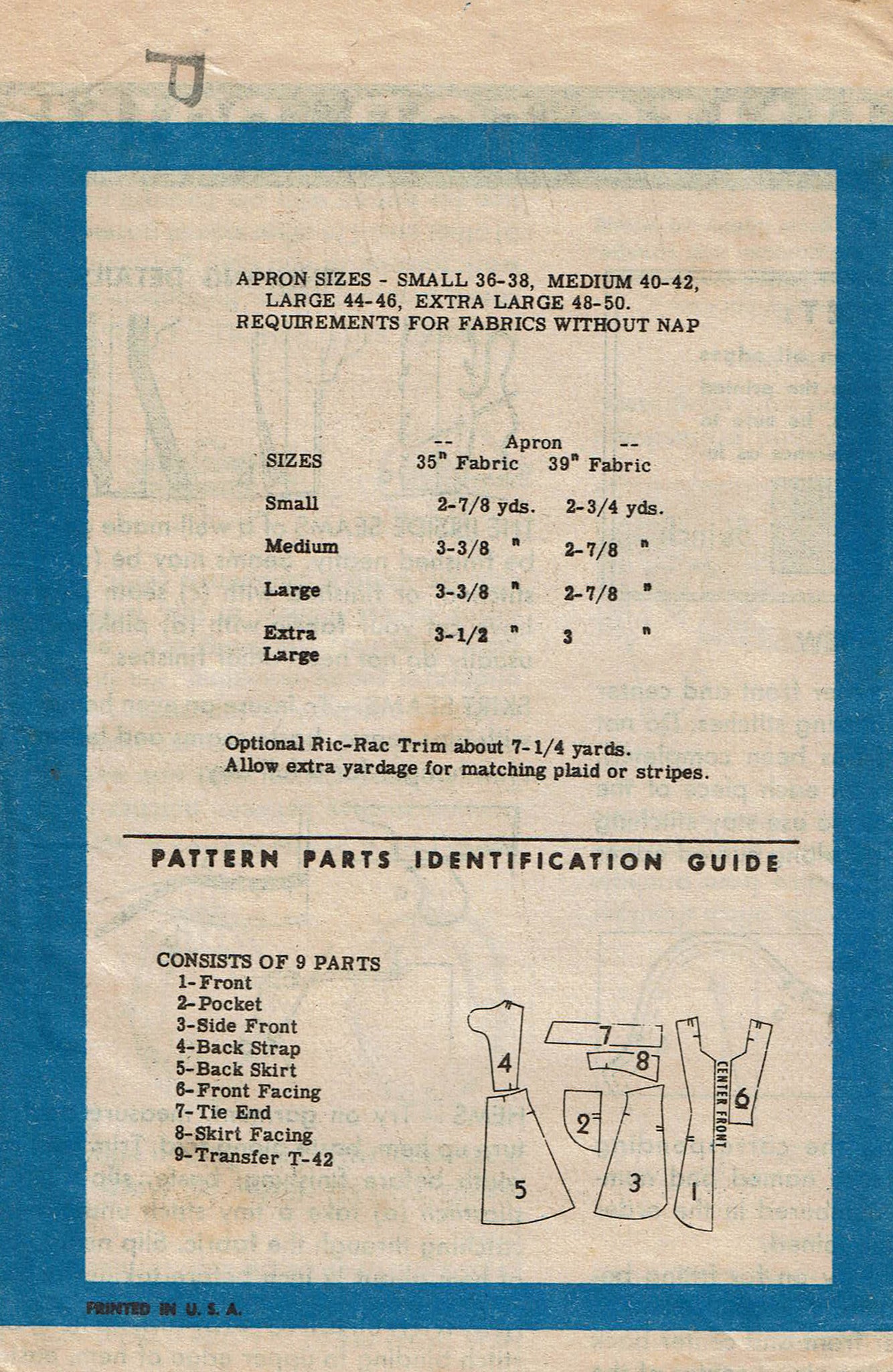 1950s Vintage Anne Adams Sewing Pattern 4619 Plus Size Stout Bra 42 B –  Vintage4me2