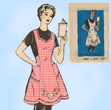 1950s Vintage Anne Adams Sewing Pattern 4950 Uncut Misses Apron Sz 44-46 B