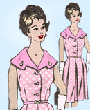 1960s Vintage Anne Adams Sewing Pattern 4996 Uncut Plus Size Sun Dress Size 41 B - Vintage4me2