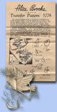 1930s Vintage Alice Brooks Embroidery Transfer 5778 Uncut Cutwork Bird Motifs