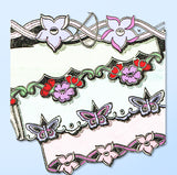 1930s Original Vintage Alice Brooks Embroidery Transfer 6364 Uncut Cutwork Pcase