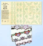 1930s Original Vintage Alice Brooks Embroidery Transfer 6364 Uncut Cutwork Pcase
