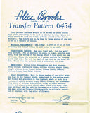 1940s VTG Alice Brooks Embroidery Transfer 6454 Uncut Scottie Dishes Tea Towels