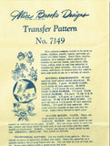 1940s Vintage Alice Brooks Embroidery Transfer 7149 Uncut Variety Floral Motifs