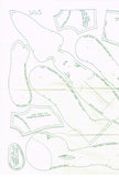 1940s Vintage Alice Brooks Transfer Pattern 7172 Uncut Doll & Wedding Dress ORIG