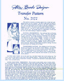 1940s Vintage Alice Brooks Transfer Pattern 7172 Uncut Doll & Wedding Dress ORIG