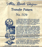 1940s Vintage Alice Brooks Embroidery Transfer 7179 Uncut Bird Bedspread Motif