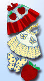 1950s Vintage Alice Brooks Transfer Pattern 7320 Uncut Misses Apron & Potholder