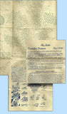 1940s Alice Brooks Embroidery Transfer 7392 Uncut Flower Basket Crochet Cases