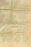 1940s Alice Brooks Embroidery Transfer 7411 Uncut Floral Pillowcase Linens Motif