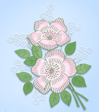 1940s Alice Brooks Embroidery Transfer 7411 Uncut Floral Pillowcase Linens Motif