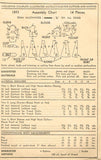 1930s Vintage Advance Sewing Pattern 1893 Girls Shirtwaist Dress Size 14 32 Bust - Vintage4me2
