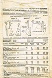1940s Vintage Advance Sewing Pattern 2361 WWII Misses Full Bib Apron Set 30 32 B