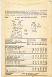 1940s Vintage Advance Sewing Pattern 2650 Toddler Girls WWII Dress Size 4 - Vintage4me2