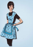 1950s Vintage Advance Sewing Pattern 2702 Cute Misses Sew Easy Apron Size MED