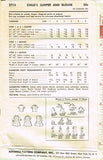 1960s Original Vintage Advance Pattern 2715 Toddler Girls Flared Jumper Dress 6