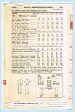 1960s Vintage Advance Sewing Pattern 2720 Misses Sheath Dress Size 12 32 Bust