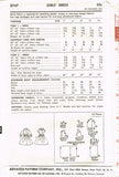 1960s Vintage Advance Sewing Pattern 2747 Uncut Little Girls Dress Size 10