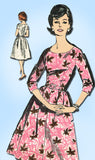 1960s Vintage Advance Sewing Pattern 2766 Easy Misses Dress Size 14 34 Bust