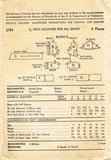 1940s Vintage Advance Sewing Pattern 2784 Toddler Girls Party Dress Size 6 24B - Vintage4me2