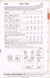 1960s Vintage Advance Sewing Pattern 2810 Little Girls Sew Easy Dress Size 10