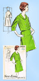 1960s Vintage Advance Sewing Pattern 2856 Easy Uncut Misses Suit Size 16 36B
