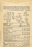 1930s Vintage Advance Sewing Pattern 2965 Cute Toddler Girls Coat & Hat Size 4