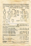 1940s Vintage Advance Sewing Pattern 3152 Misses WWII Pinafore Dress Sz 18 36 B - Vintage4me2
