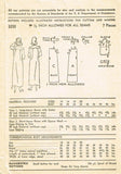 1940s Vintage Advance Sewing Pattern 3232 Misses WWII Nightgown Size 18 36 Bust - Vintage4me2