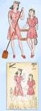 1940s Original Vintage Advance Pattern 3024 Uncut WWII Toddler Girls Play Suit 6