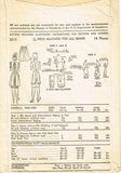 1940s Vintage Advance Sewing Pattern 3313 Misses Apron in 3 Styles Sz 32 34 Bust