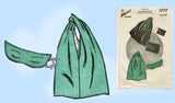 Advance 3390: 1940s Rare Misses WWII Purse & Gift Set Vintage Sewing Pattern