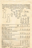1940s Vintage Advance Sewing Pattern 3929 Uncut WWII Misses Street Dress Size 18 36 B - Vintage4me2