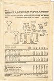 1940s Vintage Advance Sewing Pattern 3951 Cute WWII Misses Wrap Dress Sz 32 B