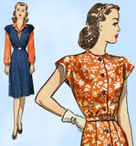 Advance 3963: 1940s Uncut Misses WWII Dress Size 32 Bust Vintage Sewing Pattern - Vintage4me2