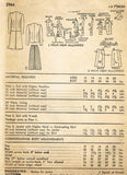 1940s Vintage Advance Sewing Pattern 3964 Uncut Misses WWII Suit Size 14 32 Bust - Vintage4me2